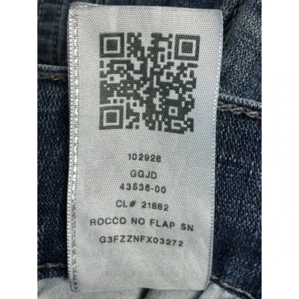 True Religion Rocco Denim Jeans Men Size 34‎ Y2K Workwear Faded Biker Streetwear